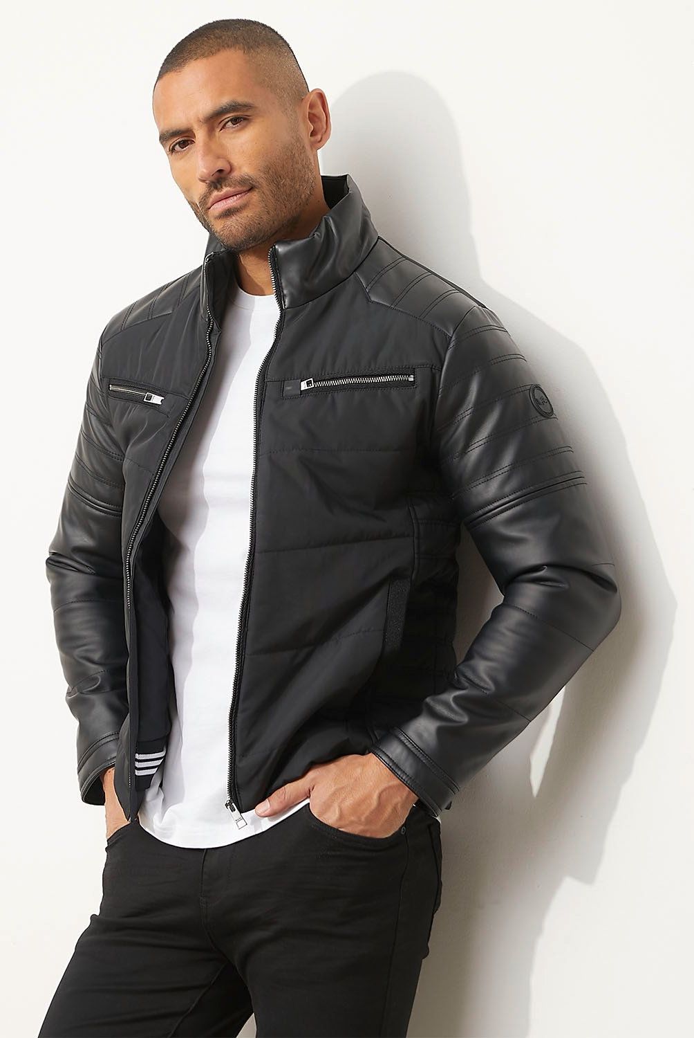 MOSSIMO - Chaqueta Acolchada Pu Hombre Mossimo