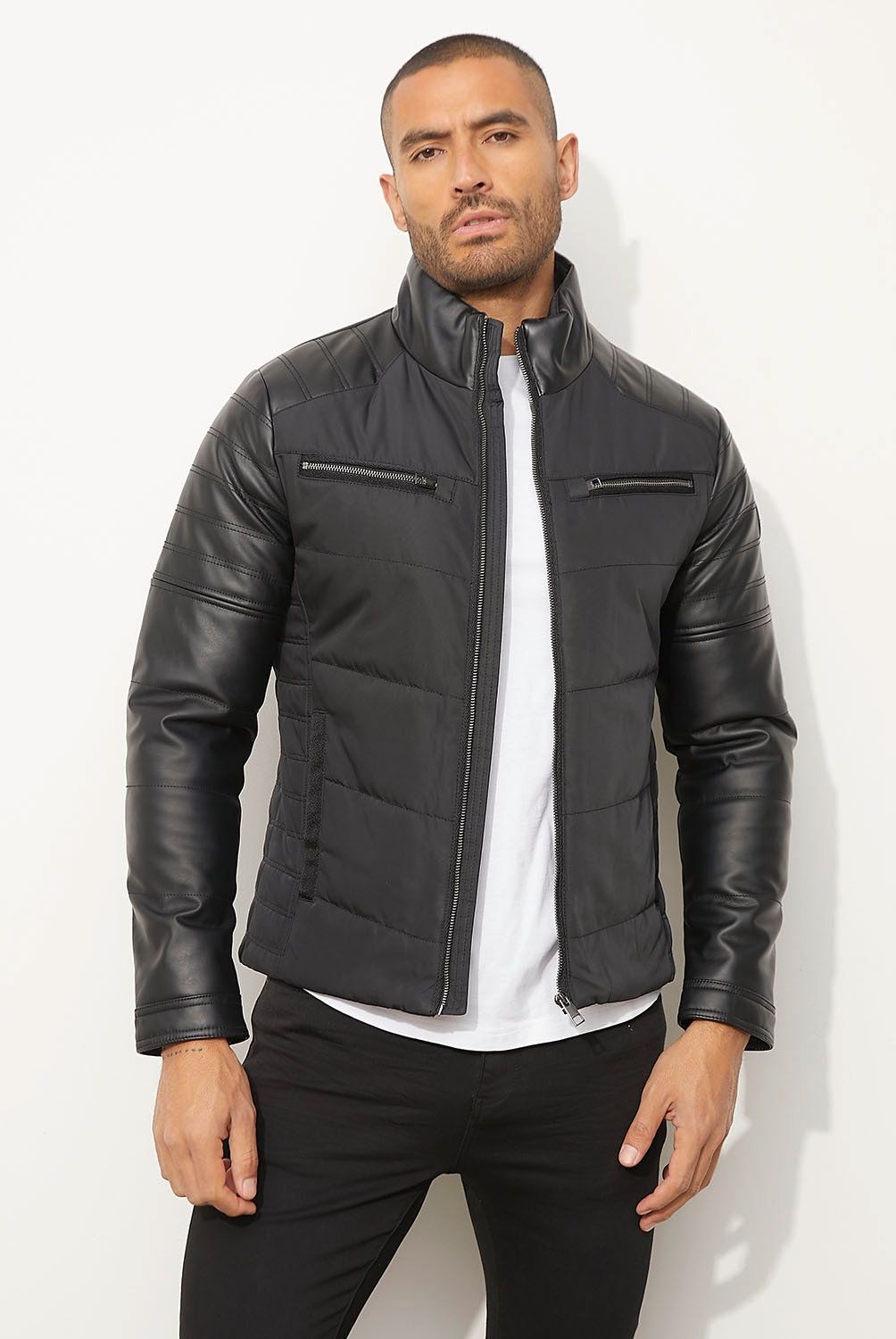 MOSSIMO - Chaqueta Acolchada Pu Hombre Mossimo