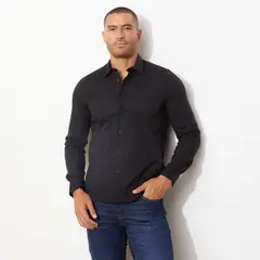 MOSSIMO - Camisa Manga Larga Slim Fit Hombre