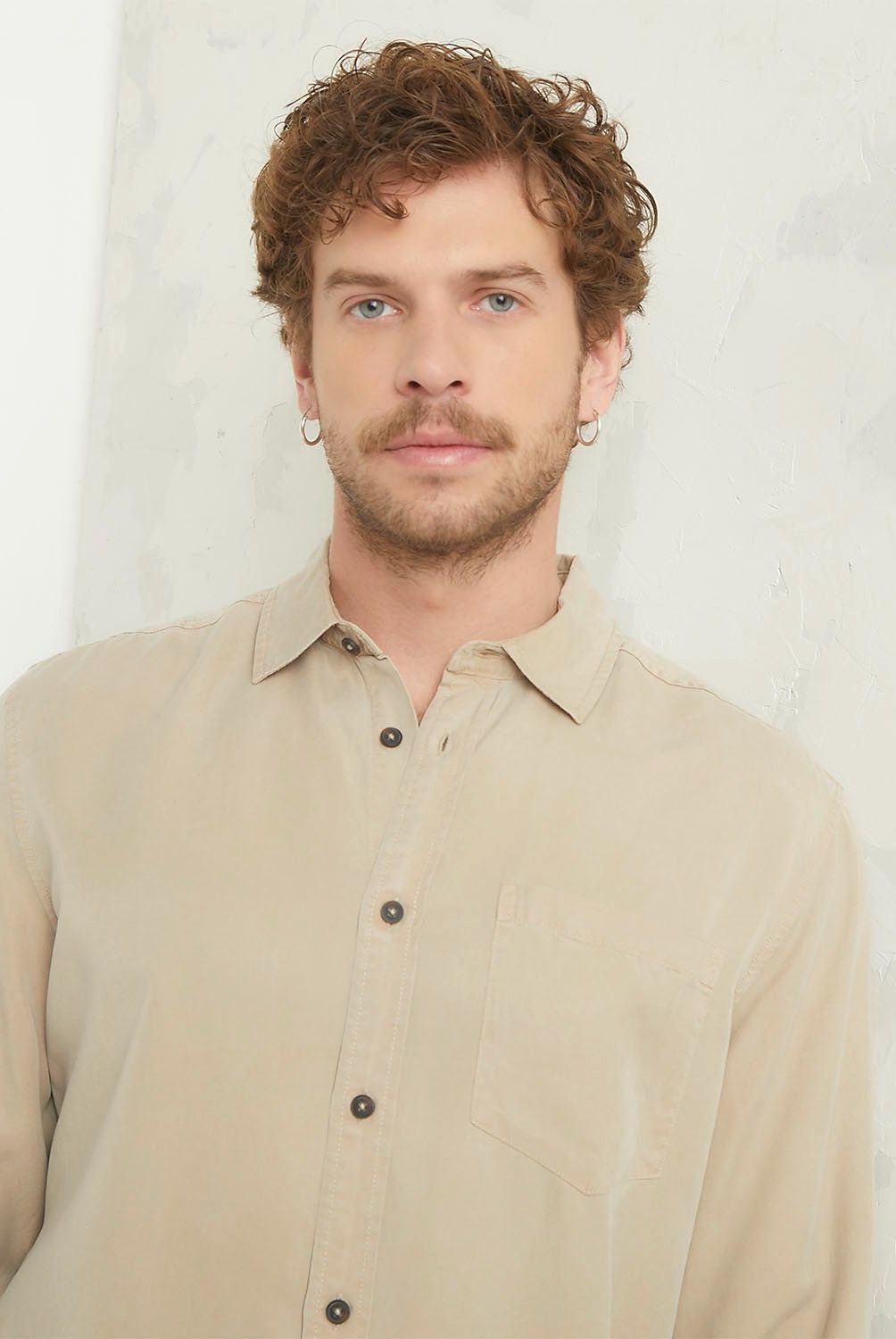 AMERICANINO - Camisa Manga Larga Regular Fit Hombre Americanino