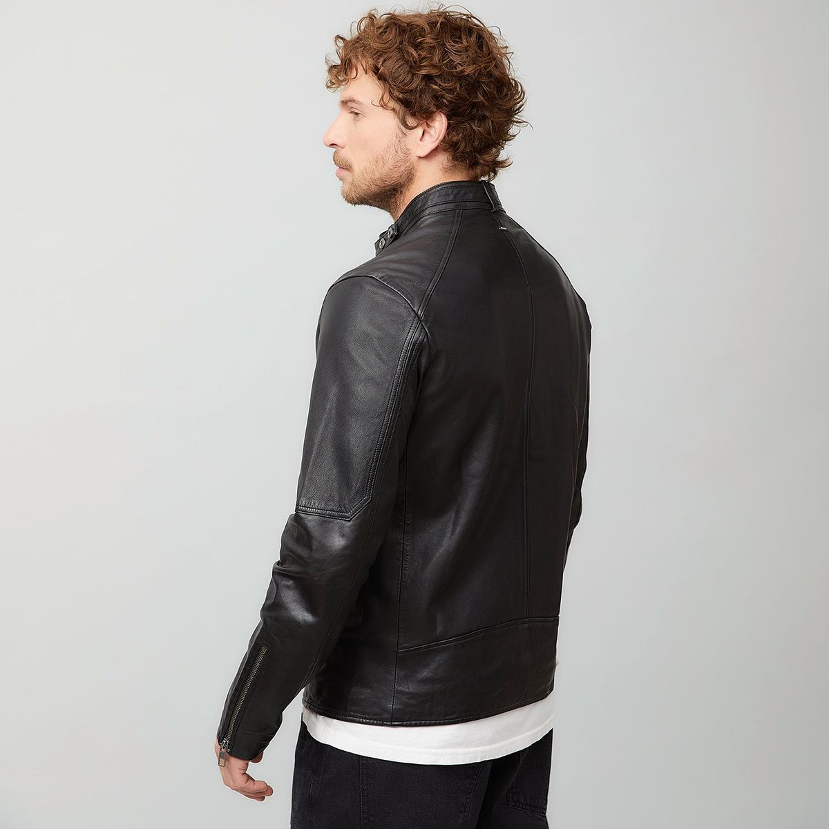 AMERICANINO - Chaqueta De Cuero Hombre Americanino