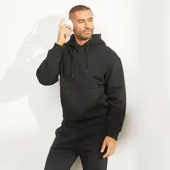 DIADORA - Polerón Hoodie Deportivo Algodón Hombre