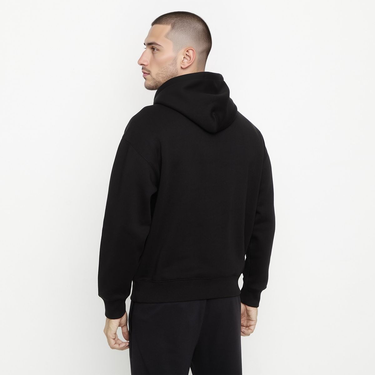 DIADORA - Polerón Hoodie Deportivo Algodón Hombre Diadora