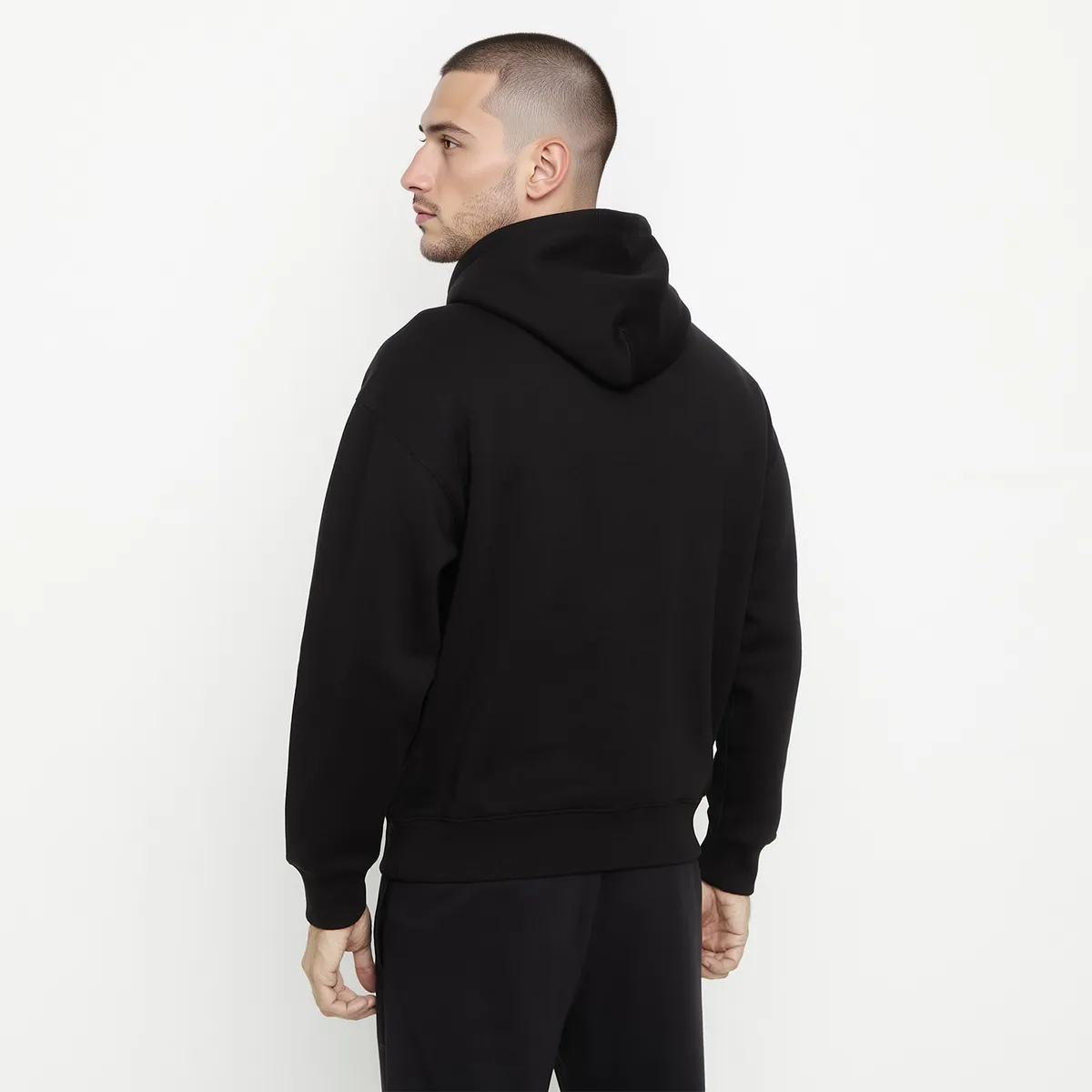 DIADORA - Polerón Hoodie Deportivo Algodón Hombre Diadora