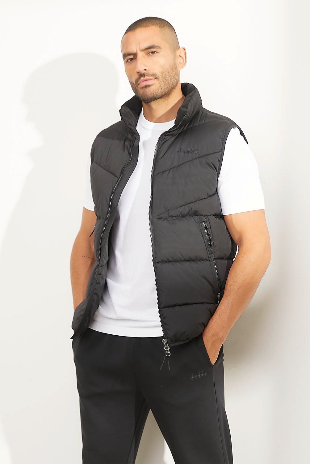 DIADORA - Parka Sin Mangas Deportiva Hombre Diadora