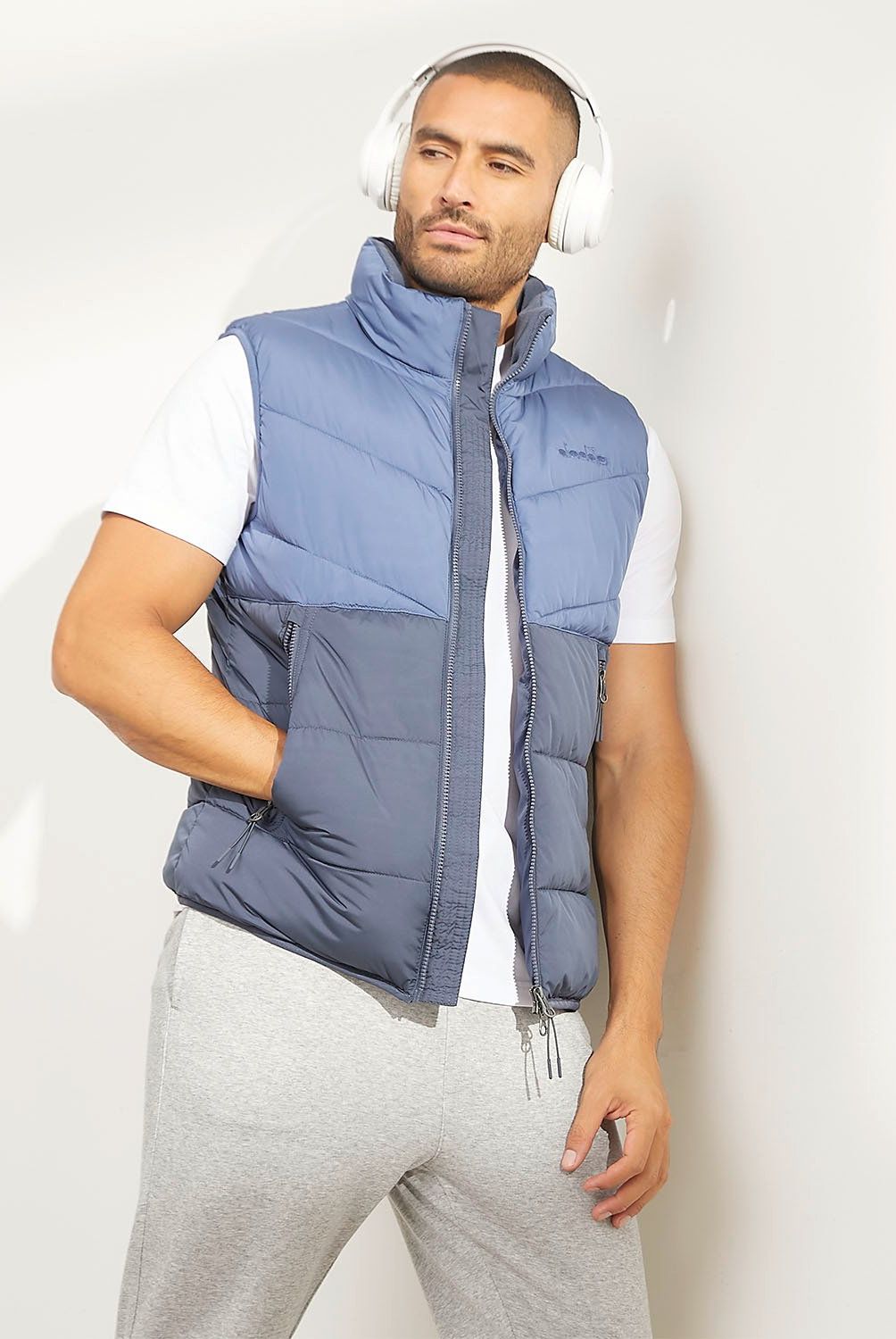 DIADORA - Parka Sin Mangas Deportiva Hombre Diadora
