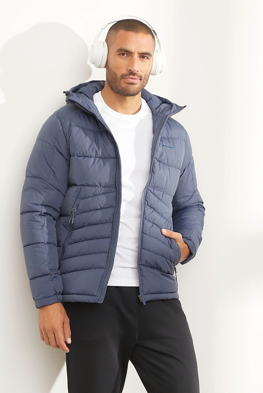 DIADORA - Parka Deportiva Hombre Diadora