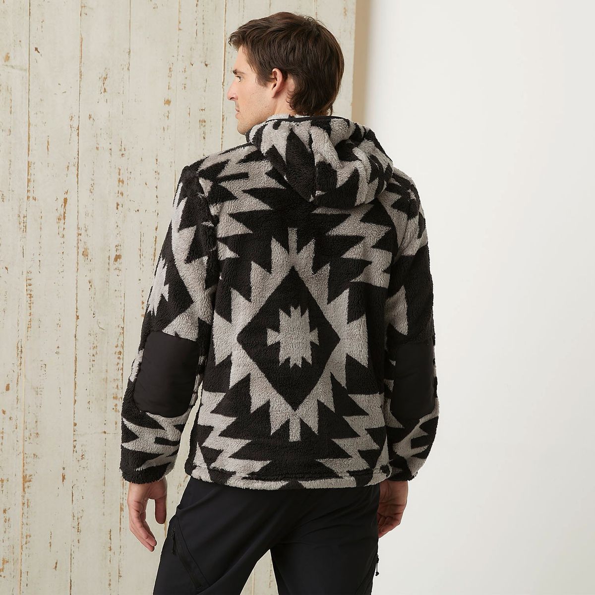 MOUNTAIN GEAR - Polerón Deportivo Hombre Mountain Gear Sherpa con Capucha