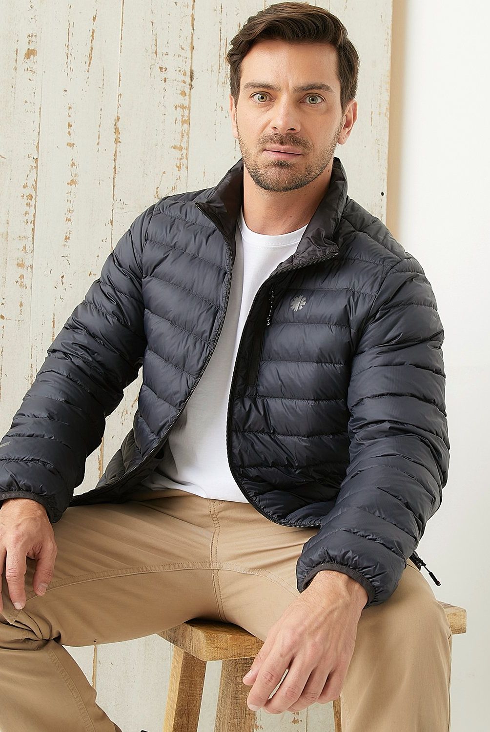 MOUNTAIN GEAR - Parka Deportiva Mountain Gear Plumón Hombre Poliamida