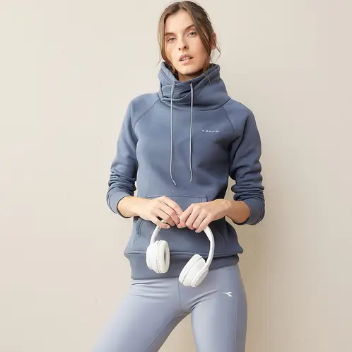 DIADORA - Polerón Deportivo Algodón Mujer