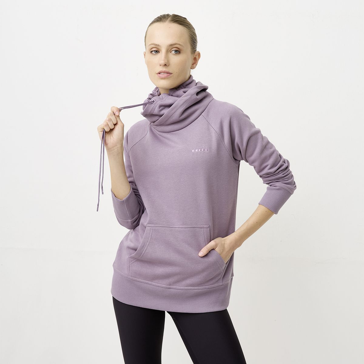 DIADORA - Polerón Deportivo Algodón Mujer Diadora