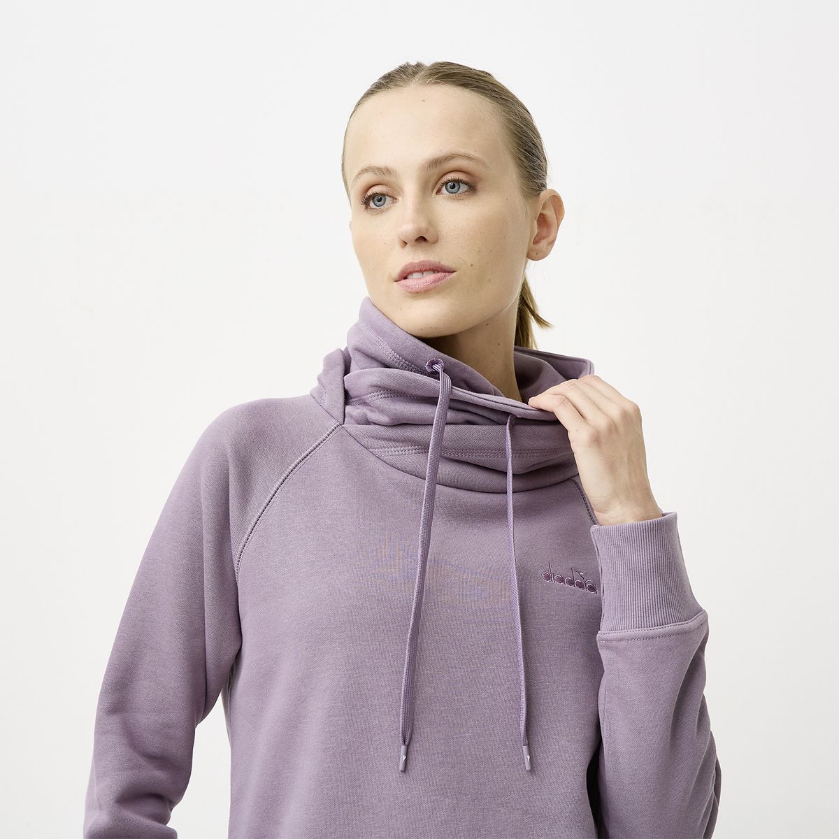 DIADORA - Polerón Deportivo Algodón Mujer Diadora