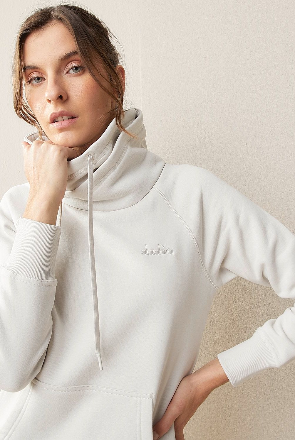 DIADORA - Polerón Deportivo Algodón Mujer Diadora