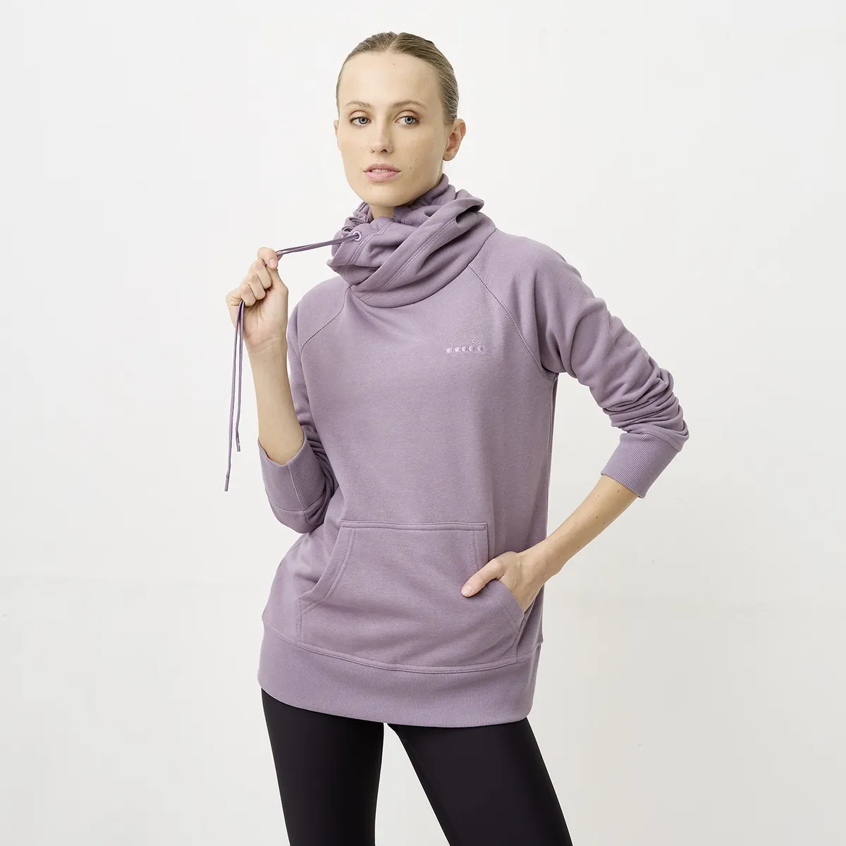 DIADORA - Polerón Deportivo Algodón Mujer Diadora