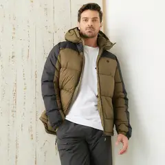 MOUNTAIN GEAR - Parka Deportiva Poliamida Con Capucha Hombre