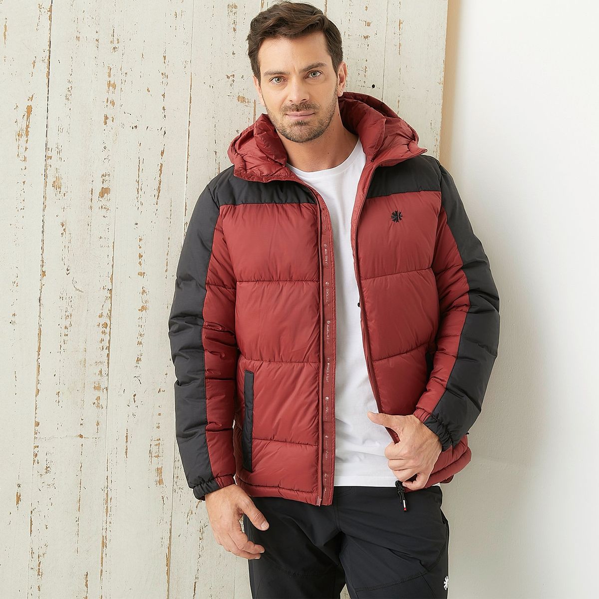 MOUNTAIN GEAR - Parka Deportiva Mountain Gear Con Capucha Hombre