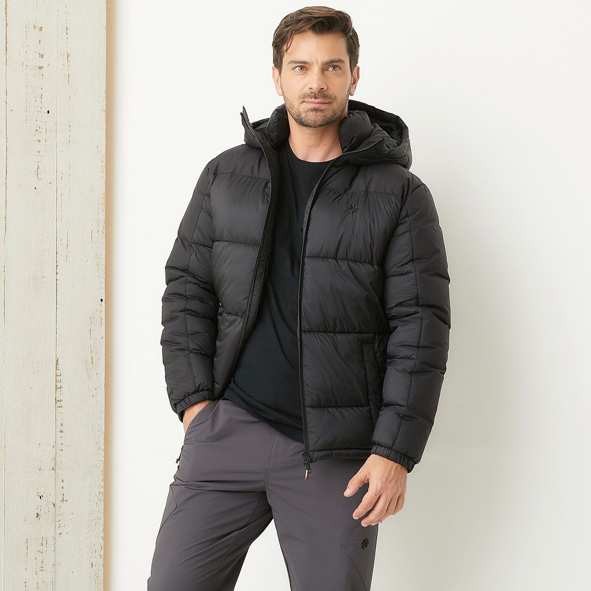 MOUNTAIN GEAR - Parka Deportiva Mountain Gear Con Capucha Hombre