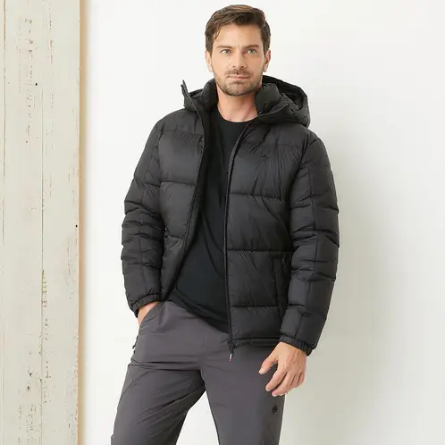 MOUNTAIN GEAR - Parka Deportiva Poliamida Con Capucha Hombre