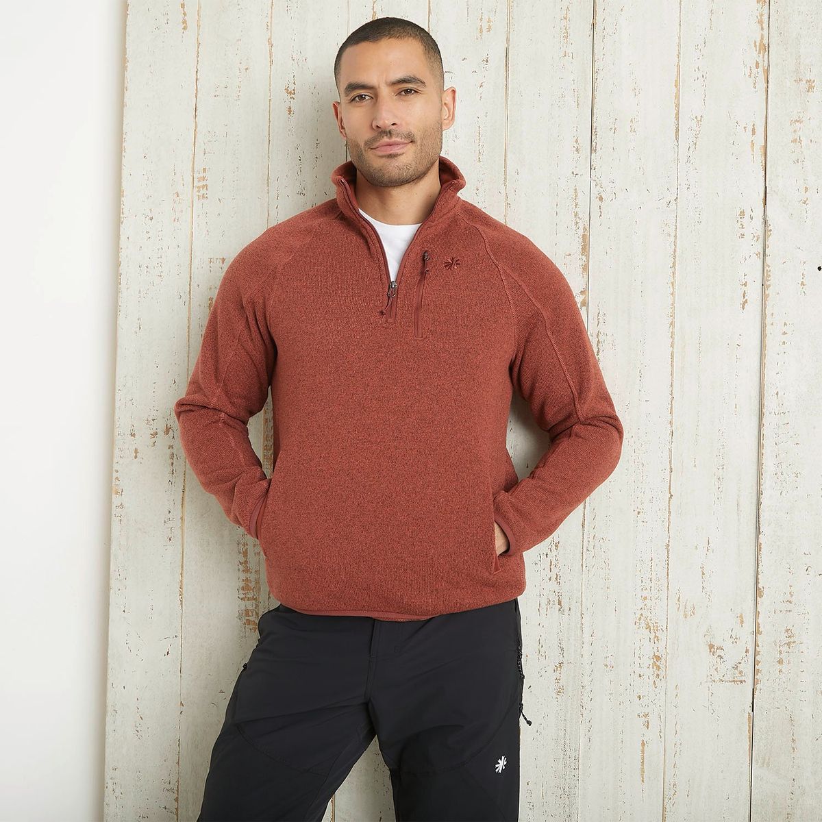 MOUNTAIN GEAR - Polar Deportivo Mountain Gear Hombre Manga Larga Con Cremallera