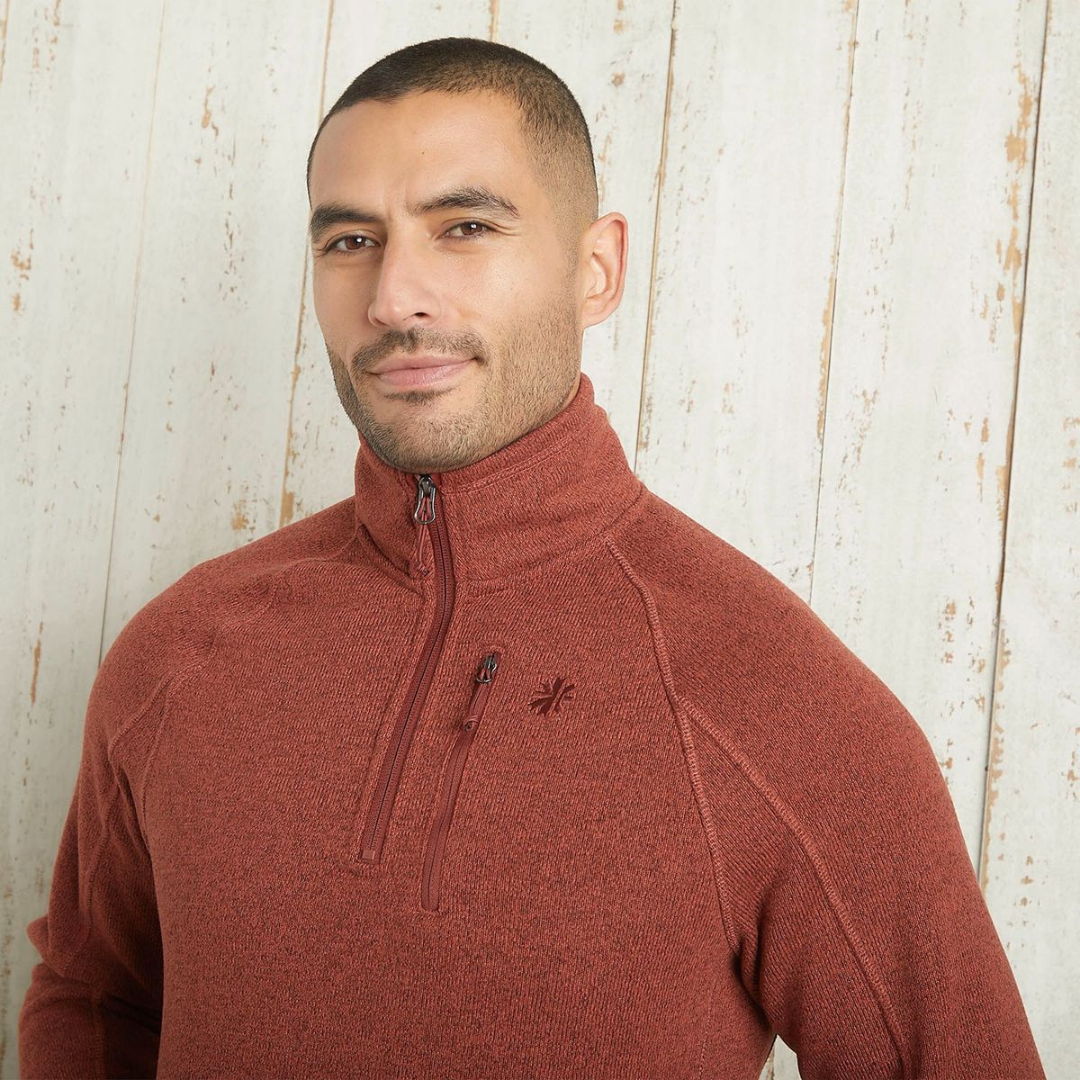 MOUNTAIN GEAR - Polar Deportivo Mountain Gear Hombre Manga Larga Con Cremallera