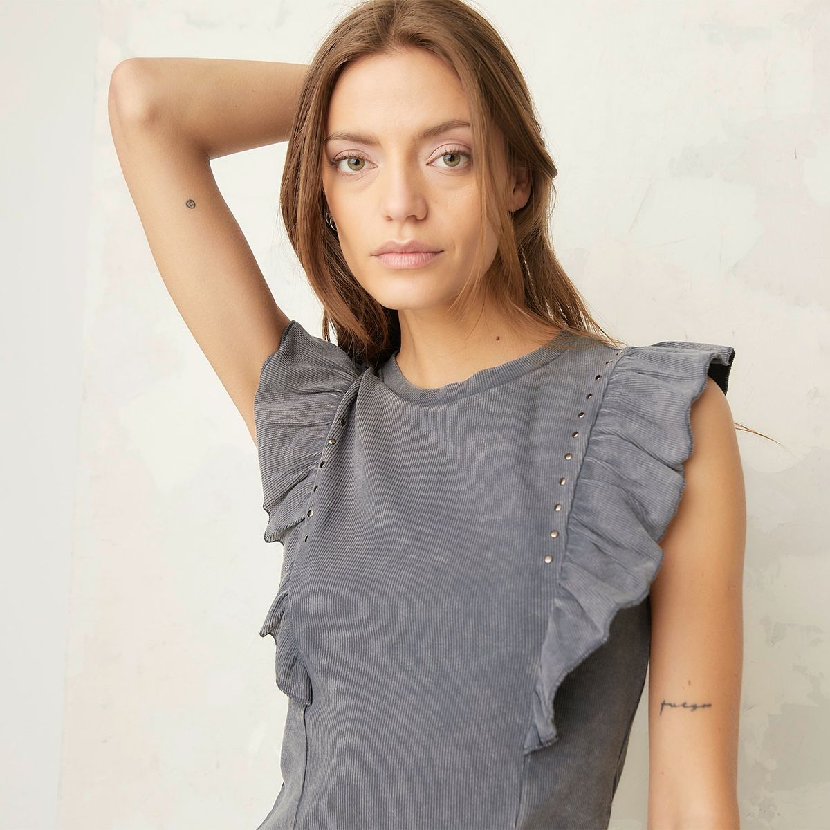 AMERICANINO - Polera Americanino Mujer Algodón Sin Mangas Casual