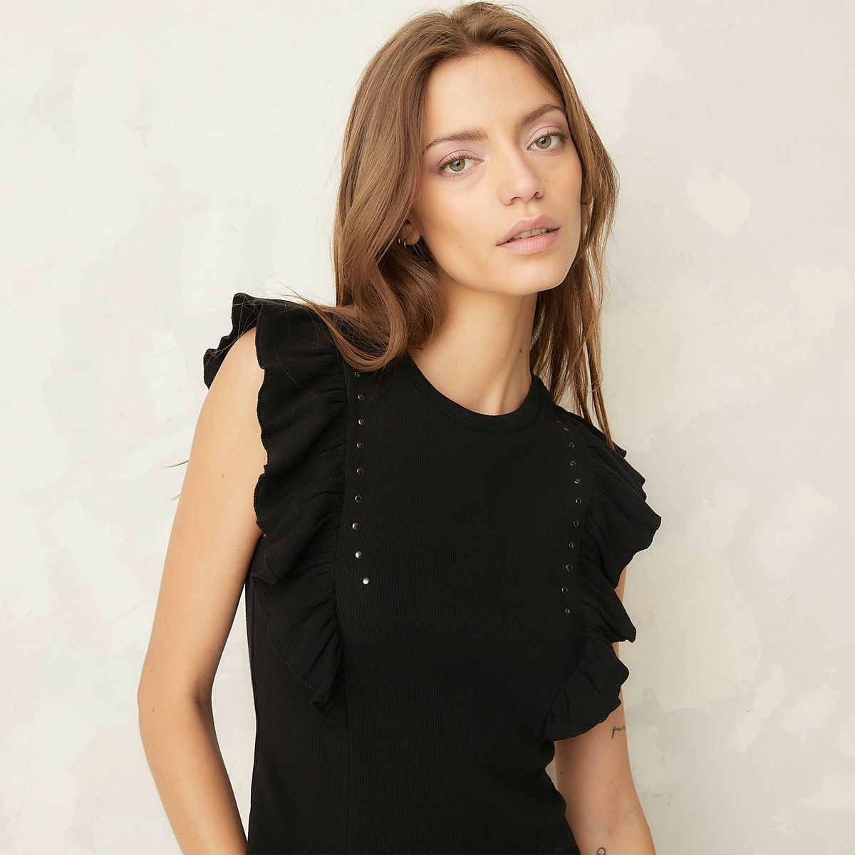 AMERICANINO - Polera Americanino Mujer Algodón Sin Mangas Casual