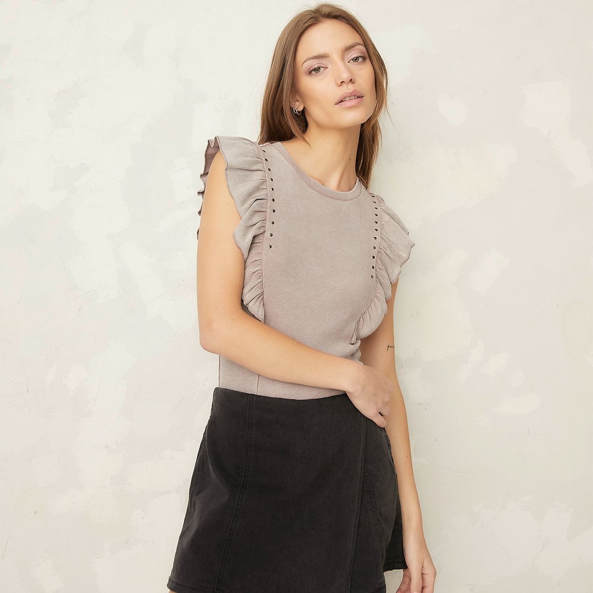 AMERICANINO - Polera Americanino Mujer Algodón Sin Mangas Casual