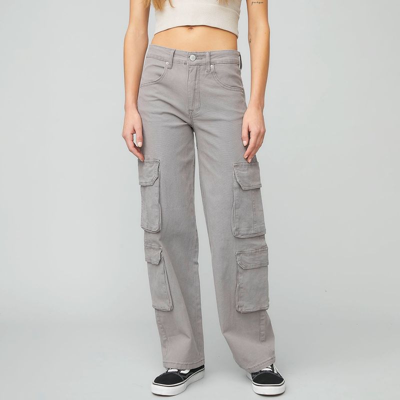 AMERICANINO - Pantalón Cargo Americanino Tiro Medio Mujer