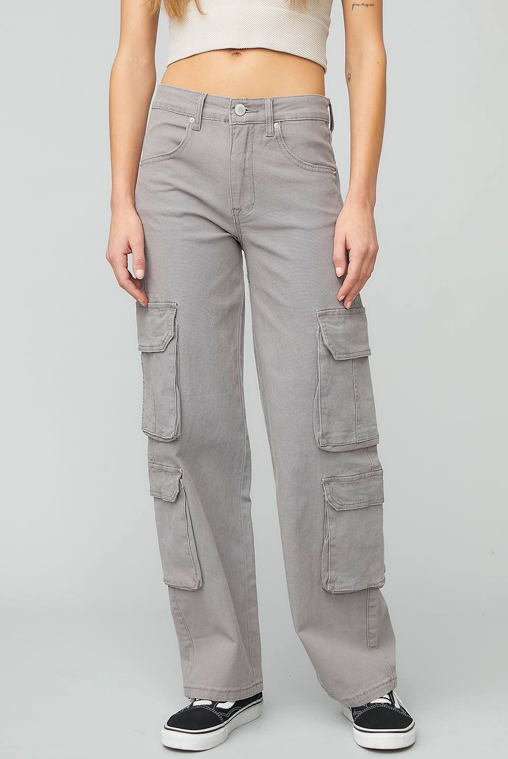 AMERICANINO - Pantalón Cargo Mujer Americanino Tiro Medio Casual