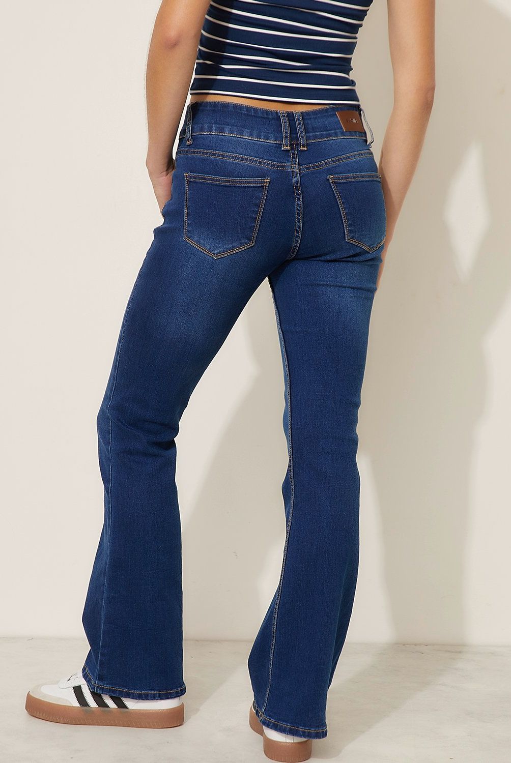 SYBILLA - Jeans Flare Sybilla Mujer Algodón Estilo Casual