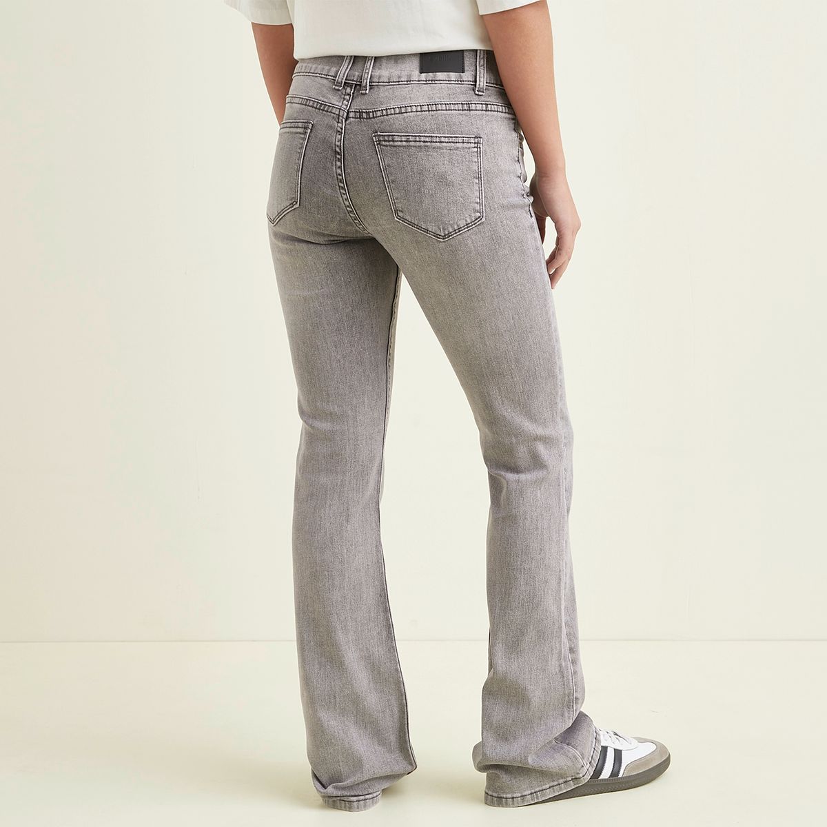 SYBILLA - Jeans Flare Tiro Alto Mujer Sybilla