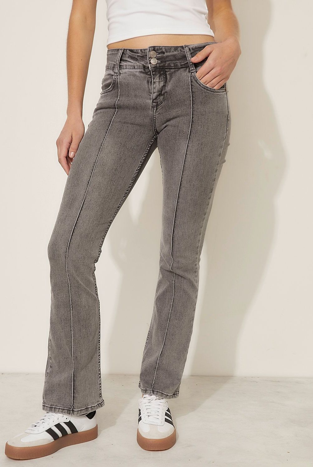 SYBILLA - Jeans Flare Sybilla Mujer Algodón Estilo Casual