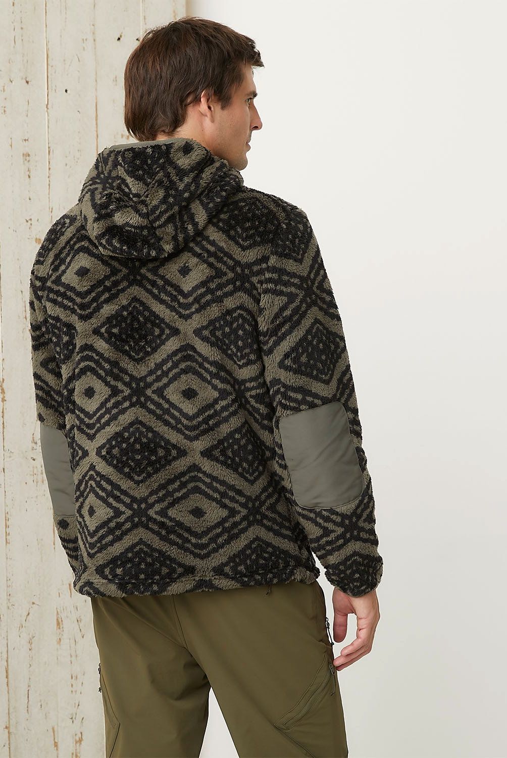 MOUNTAIN GEAR - Polerón Deportivo Hombre Mountain Gear Sherpa con Capucha