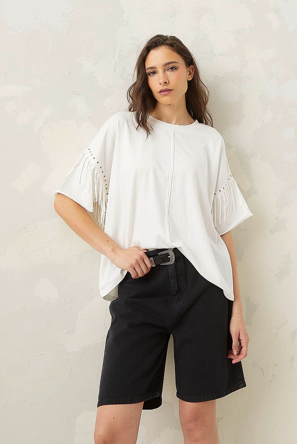 AMERICANINO - Polera Manga Corta Mujer Americanino