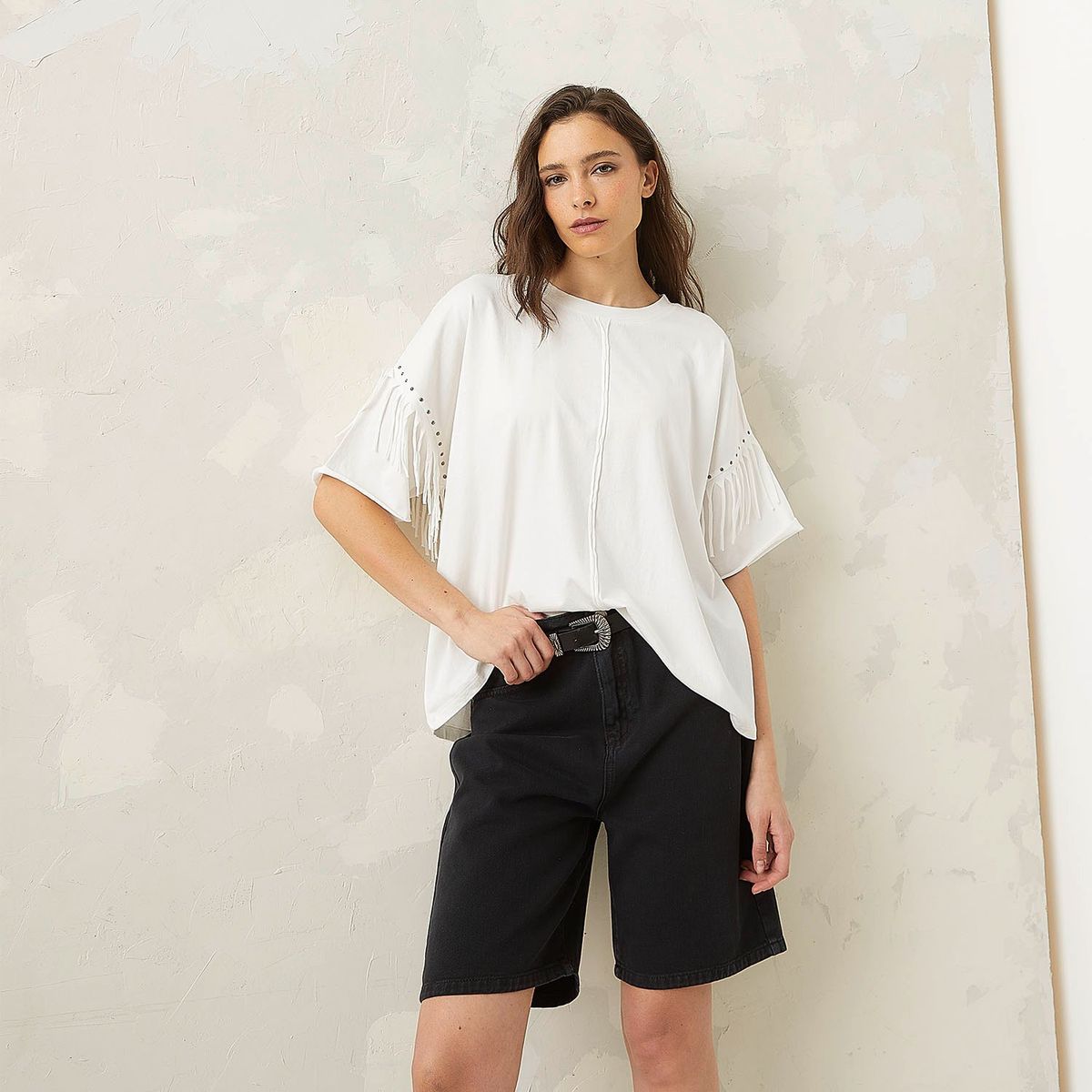 AMERICANINO - Polera Manga Corta Mujer Americanino