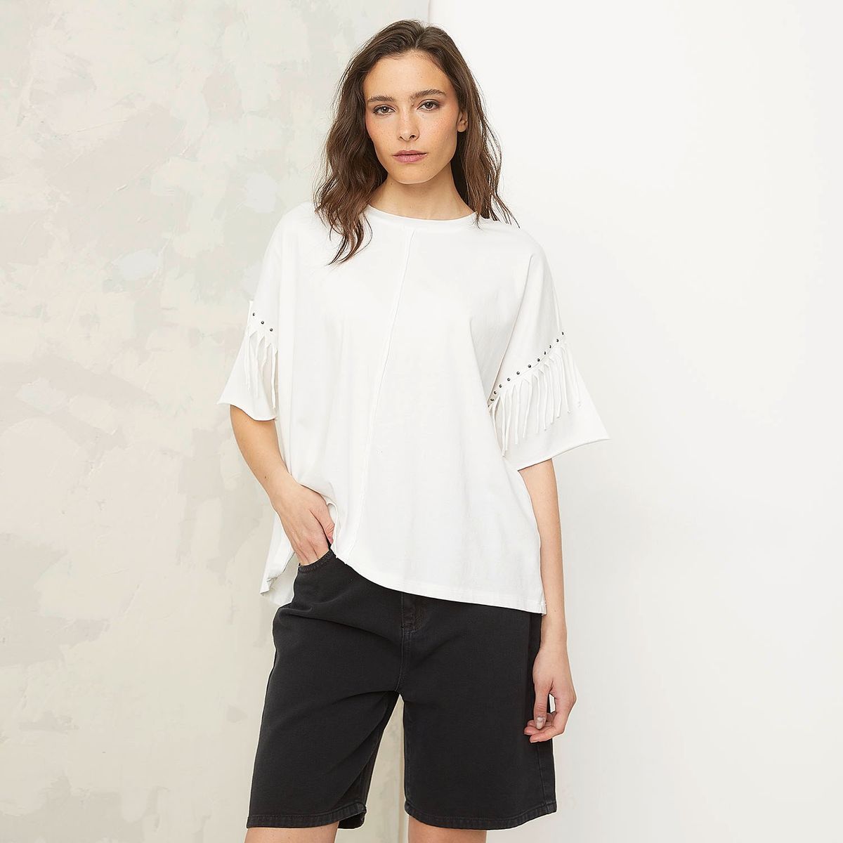 AMERICANINO - Polera Manga Corta Mujer Americanino