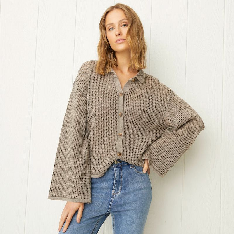UNIVERSITY CLUB - Sweater University Club Manga Larga Algodón Mujer