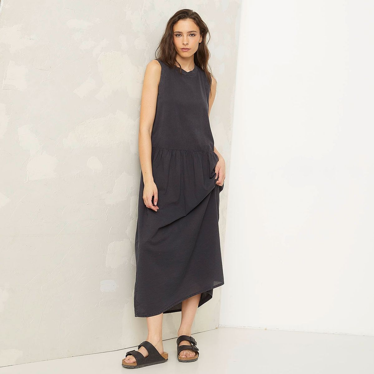 AMERICANINO - Vestido Midi Americanino Algodón Mujer Casual