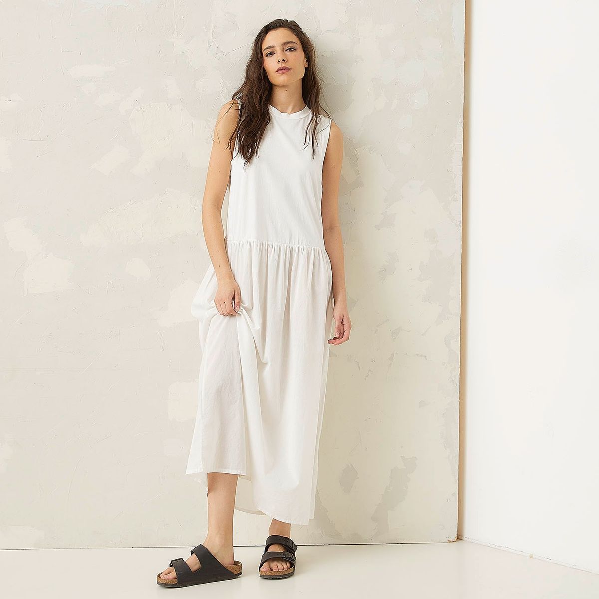 AMERICANINO - Vestido Midi Americanino Algodón Mujer Casual