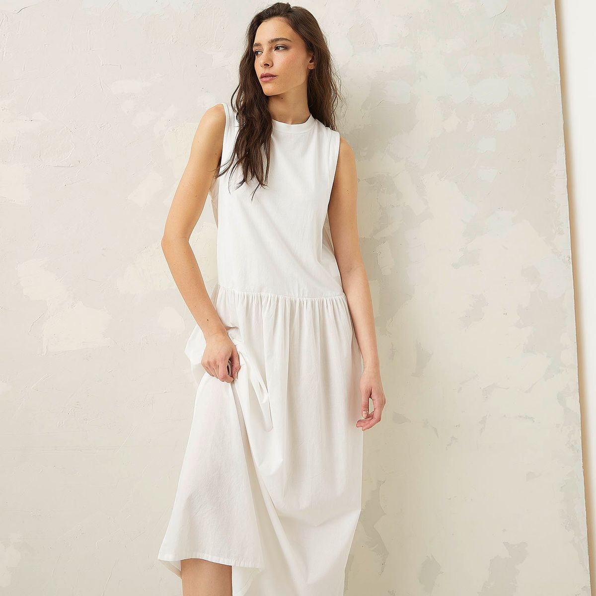 AMERICANINO - Vestido Midi Americanino Algodón Mujer Casual