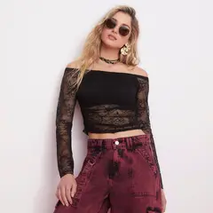 FALABELLA - Blusa Encaje Mujer Por Paula Fernandez