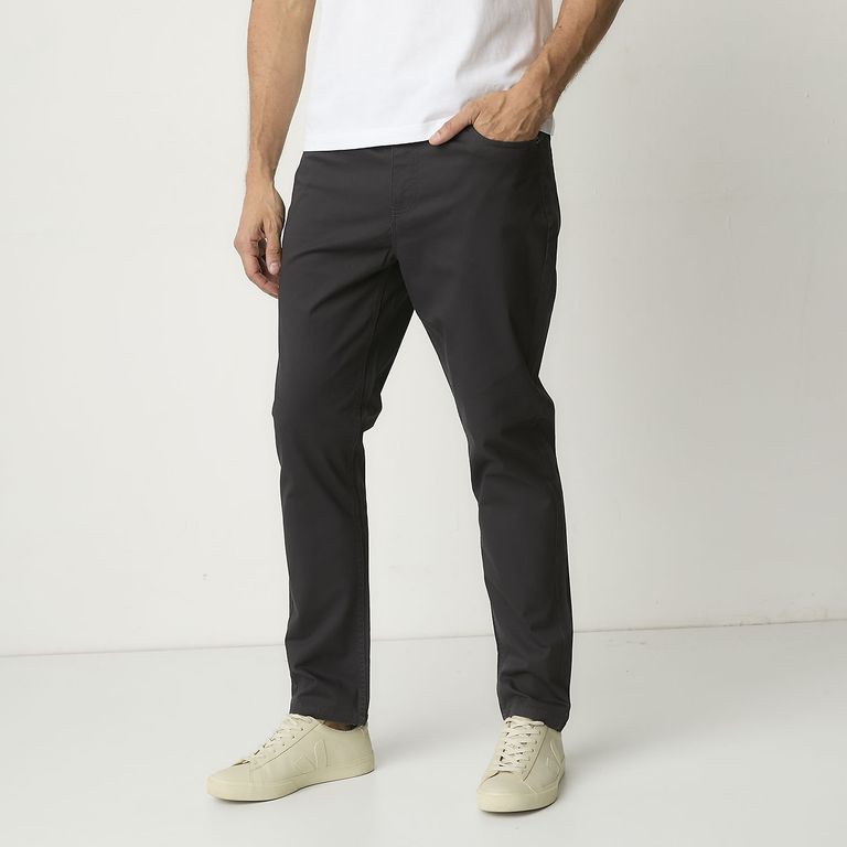 Pantalón Slim Fit Algodón Casual Hombre
