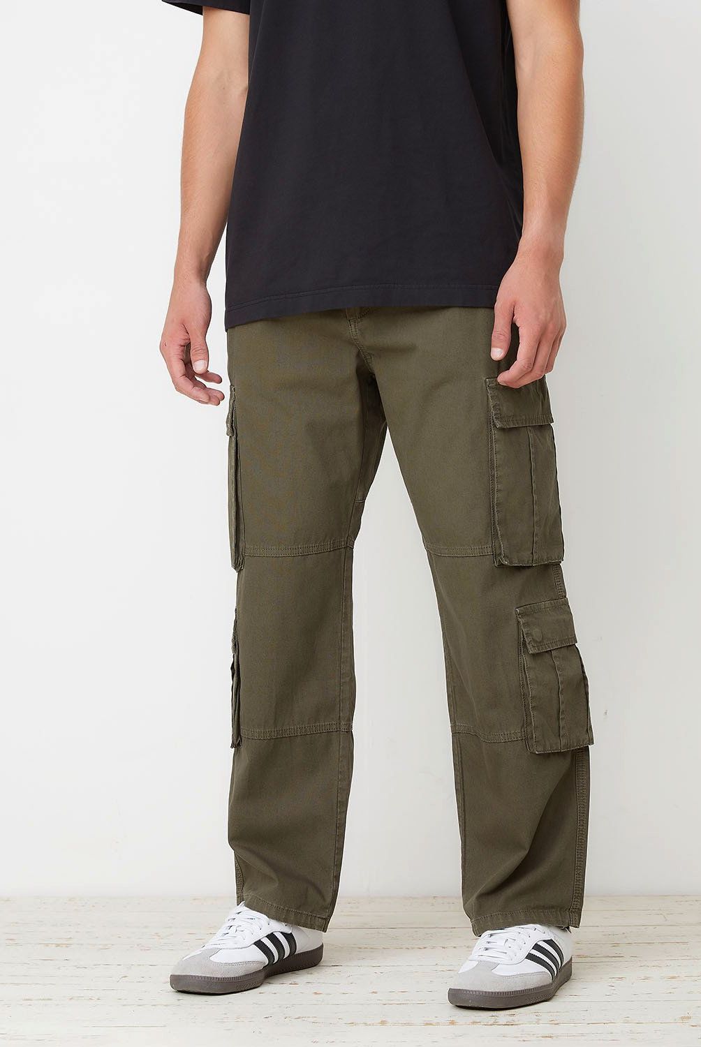 BEARCLIFF - Pantalón Cargo Baggy Algodón Hombre Bearcliff Urbano