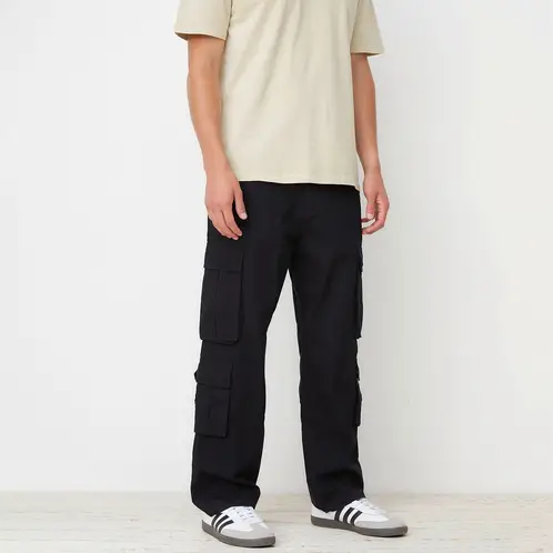 BEARCLIFF - Pantalón Cargo Baggy Algodón Hombre Urbano