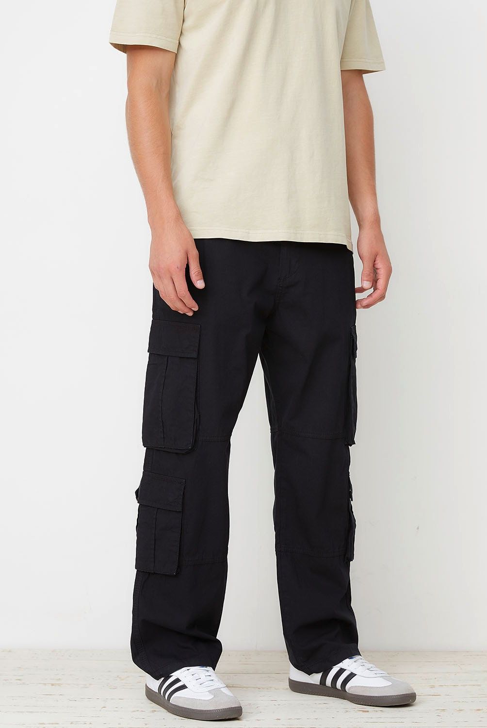 BEARCLIFF - Pantalón Cargo Baggy Algodón Hombre Bearcliff Urbano