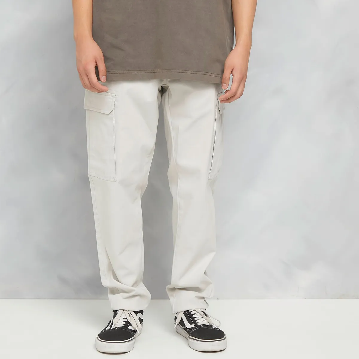 BEARCLIFF - Pantalón Cargo Hombre Bearcliff Slim Fit Algodón