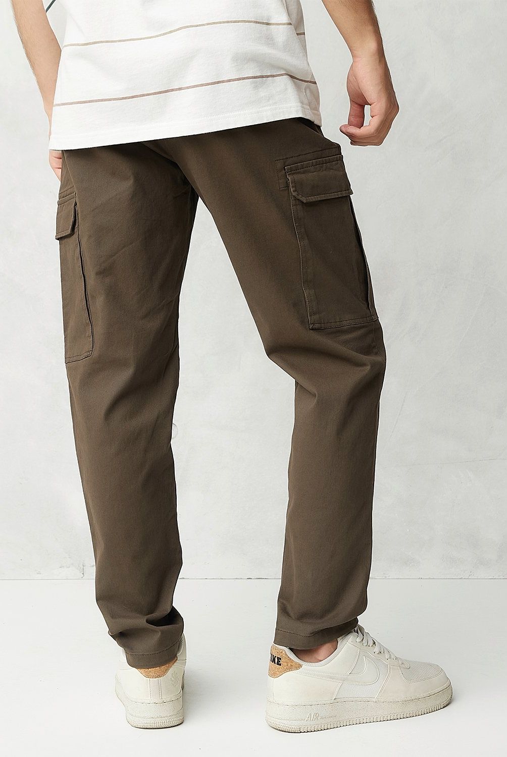 BEARCLIFF - Pantalón Cargo Hombre Bearcliff Slim Fit Algodón