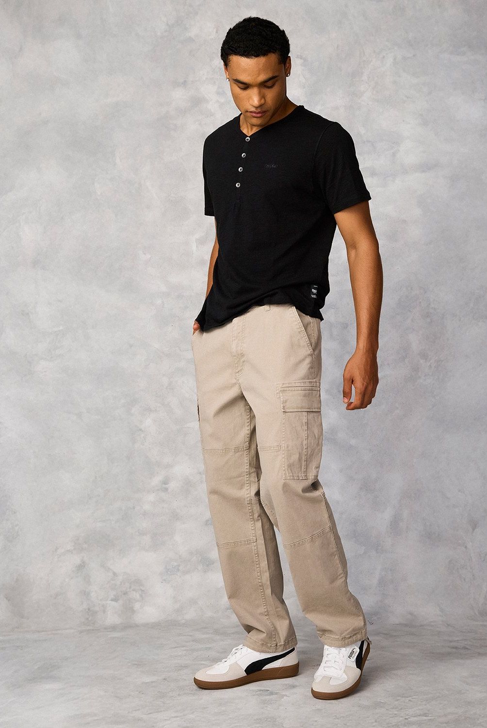 MOSSIMO - Pantalón Cargo Algodón Hombre Mossimo