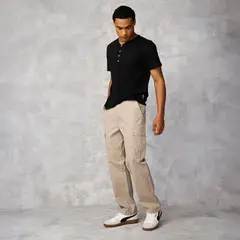 MOSSIMO - Pantalón Cargo Algodón Hombre