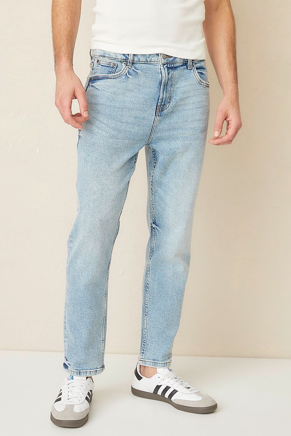 BASEMENT - Jeans Slim Cropped Hombre Basement